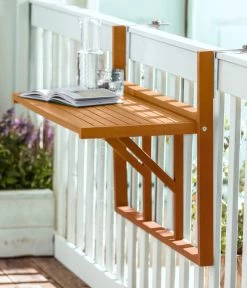 Dehner Balkonhängetisch, Ca. B90/H65/T41,7 Cm -Freien Garten Geschäft 6897748 WE MO 001 DehnerBalkonklapptischStavanger