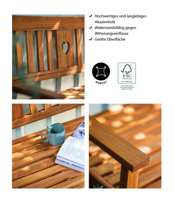 Dehner Bank Heart 4 Dehner Bank Heart – Bild 2