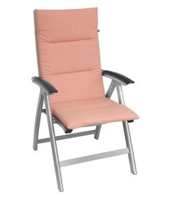 KETTtex Hochlehnerpolster Lindos Peach, Ca. B120/H4/T50 Cm -Freien Garten Geschäft 6906861 WE DE 004 KETTtexHochlehnerpolsterLindosPeach