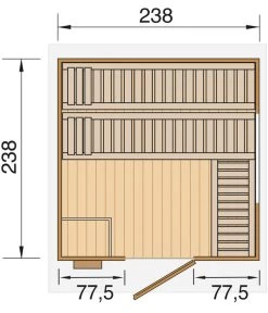 Weka Saunahaus Kuopio, Ca. B263/H253/T298 Cm 14 Weka Saunahaus Kuopio, Ca. B263/H253/T298 Cm -Freien Garten Geschäft 6913867 WE DE 001 WekaSaunahau
