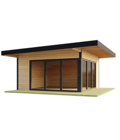 Lasita Maja Blockbohlenhaus Domeo 9, Ca. B590/H258,4/T590 Cm