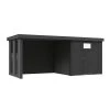 Wolff Finnhaus Metallgerätehaus Eleganto 2424, Inkl. Lounge Links, Ca. B542/H227/258 Cm -Freien Garten Geschäft 6927677 WE FS 001 FinnhausEleganto