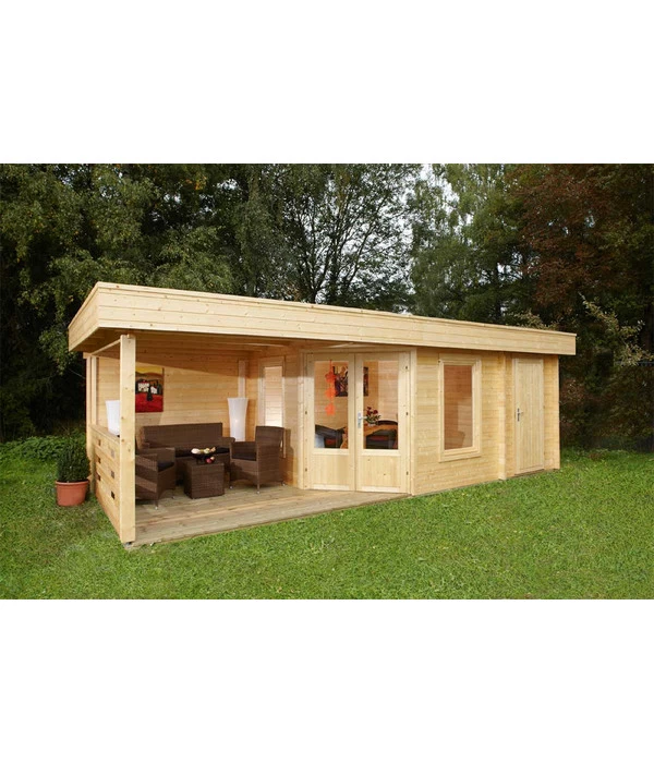 Wolff Finnhaus Gartenhaus Maja 40-B/2, Inkl. Terrasse 4 Wolff Finnhaus Gartenhaus Maja 40-B/2, Inkl. Terrasse – Bild 2