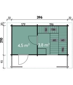 Wolff Finnhaus Saunahaus De Luxe Sanna 70, Ca. B460/H280/T322 Cm -Freien Garten Geschäft 6934236 WE DE 001 FinnhausSaunahausDeLuxeSanna70