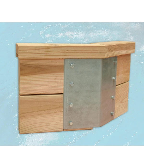 Weka Massivholzpool 595 Gr. 1, Ca. B490/H201/T315 Cm, Folie Blau/Mosaic – Bild 4