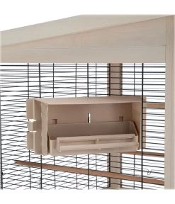 Ferplast Vogelvoliere Wilma, Hellbraun, Ca. B83/H158/T67 Cm -Freien Garten Geschäft 6953145 WE DE 006 FerplastVKWilma