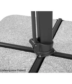 Schneider Ampelschirm Rhodos Smart, Quadratisch, Ca. B300/T300 Cm -Freien Garten Geschäft 6953384 WE DE 006 SchneiderAmpelschirmRhodosSmartnatur