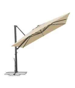 Schneider Ampelschirm Rhodos Smart, Quadratisch, Ca. B300/T300 Cm -Freien Garten Geschäft 6953384 WE FS 002 SchneiderAmpelschirmRhodosSmartnatur