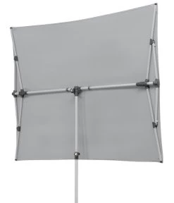 Schneider Sonnenschirm Novara, Rechteckig, Ca. B190/T140 Cm -Freien Garten Geschäft 6953541 WE FS 004 SchneiderSonnenschirmNovarasilbergrau