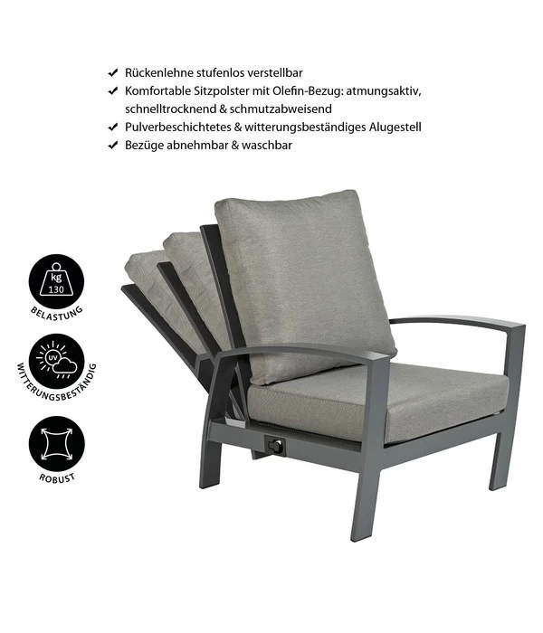 Tierra Outdoor Lounge Stuhl Valencia 4 Tierra Outdoor Lounge Stuhl Valencia – Bild 2