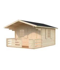 Palmako Gartenhaus Emma, Ca. B394/H257/T490 Cm