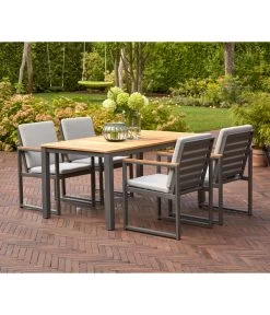 Siena Garden Gartentisch Geneva, Ca. B160/H74,2/T90 Cm -Freien Garten Geschäft 6986541 WE MO 001 GenevaTischTeakGraph