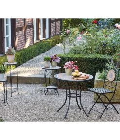 Siena Garden Blumenständer Prato, Ca. Ø40/H60,5 Cm -Freien Garten Geschäft 6986608 WE MO 001 AlcoBlumenstaenderPrato