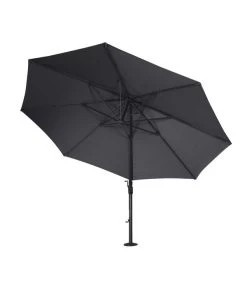 Siena Garden Ampelschirm Alphawing N+, Rund, Ca. Ø350 Cm -Freien Garten Geschäft 6987911 WE FS 006 SienaGardenAmpelschirmAlphawingN350cmAnthrazit