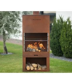 Westmann Grillkamin, Ca. B41/H229/T70 Cm -Freien Garten Geschäft 6992267 WE MO 001 GrillkaminTerrassenofen