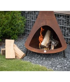 Westmann Grillkamin, Ca. B70/H160/T70 Cm -Freien Garten Geschäft 6992564 WE MO 003 GrillkaminMitRauchablas