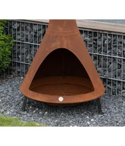 Westmann Grillkamin, Ca. B70/H160/T70 Cm -Freien Garten Geschäft 6992564 WE MO 005 GrillkaminMitRauchablas