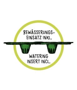 Scheurich Kunststoff-Topf Groove+, Rund, Ca. Ø28,5/H26 Cm 12 Scheurich Kunststoff-Topf Groove+, Rund, Ca. Ø28,5/H26 Cm -Freien Garten Geschäft WE DE 016 ScheurichBewaesserungseinsatz