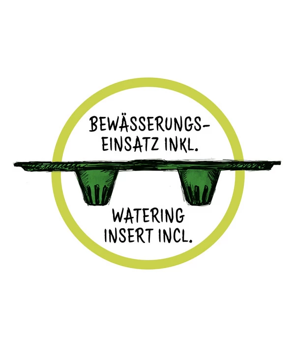 Scheurich Kunststoff-Topf Groove+, Rund, Ca. Ø28,5/H26 Cm 5 Scheurich Kunststoff-Topf Groove+, Rund, Ca. Ø28,5/H26 Cm – Bild 3